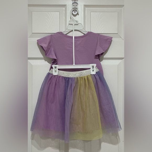 Girls Clothes Disney Jumping Beans Princess Sequin Tee Tutu Skort Set Size M(8) - Picture 4 of 11